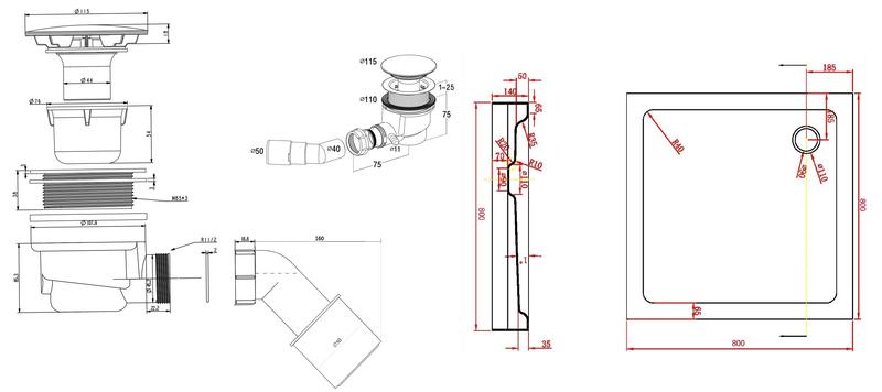 Фото AQUABATH AB-04F-800-2000_ABS-80